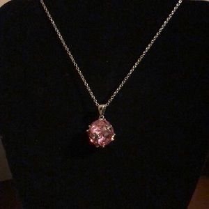 Pink Cube Necklace
